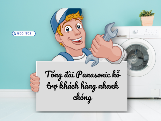 Bảo hành máy giặt Panasonic thông qua hotline