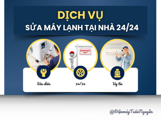 Dịch vụ sửa máy lạnh tại nhà 24/24