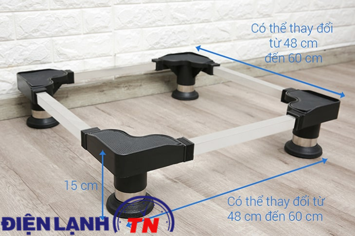 Chân kê máy giặt cửa ngang