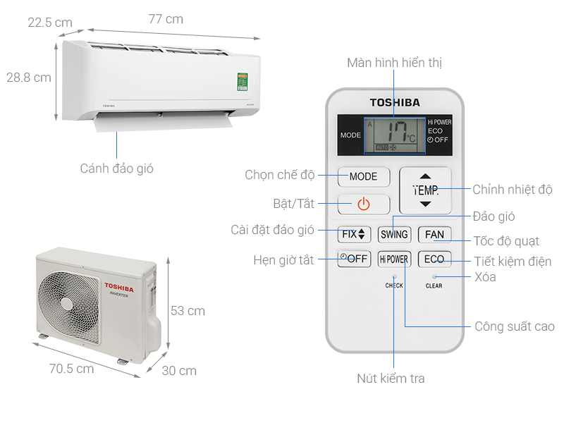Mẫu điều hòa tiết kiệm điện