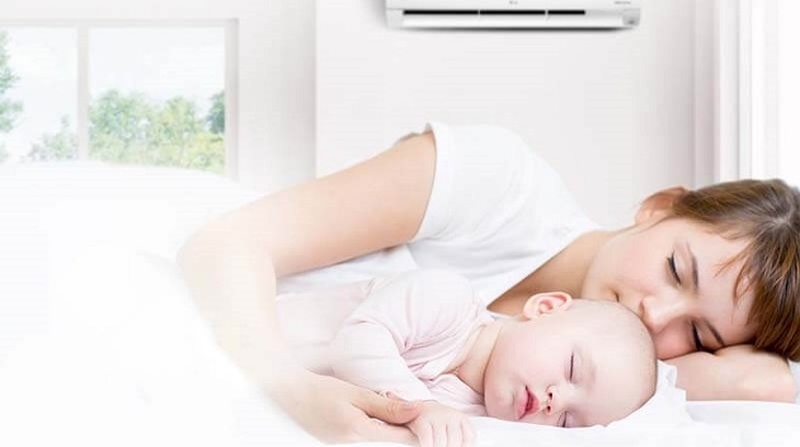 Trẻ em nằm điều hòa bao nhiêu độ là tốt nhất