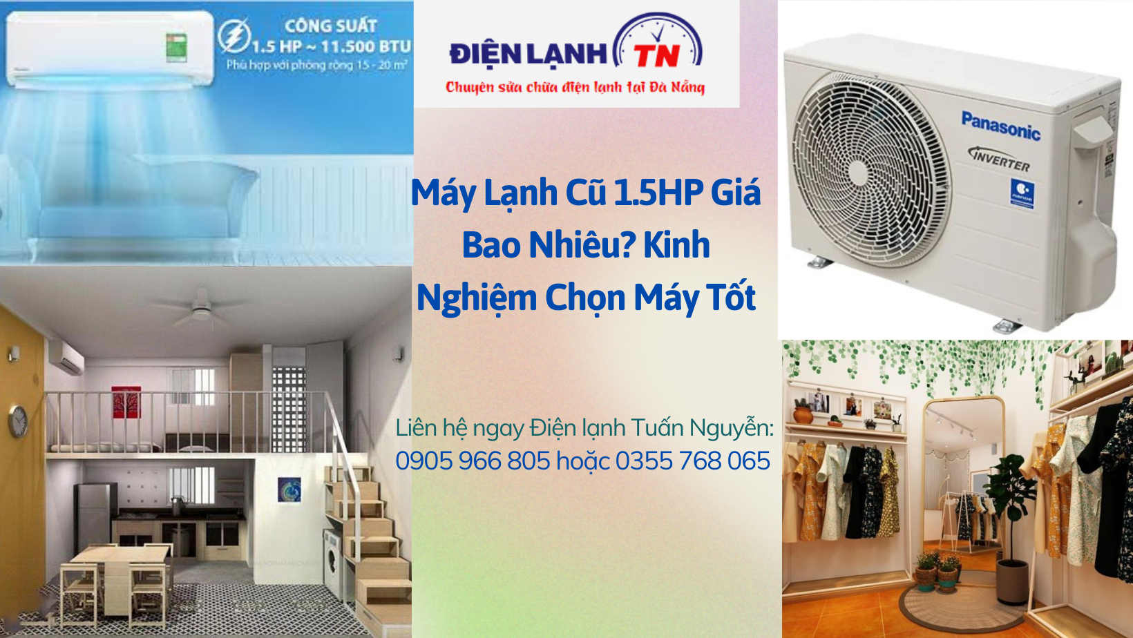 Máy lạnh cũ 1.5HP