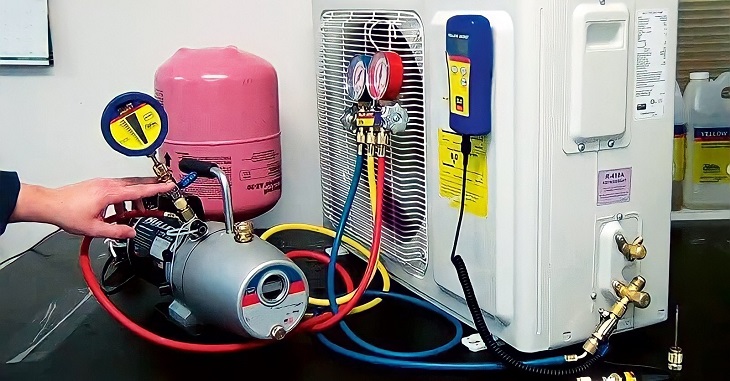 Máy lạnh chạy liên tục không mát
