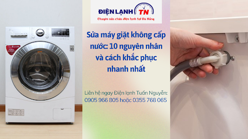 Sửa máy giặt không cấp nước