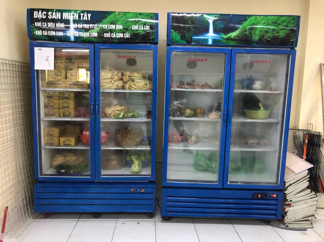 thanh lý tủ mát