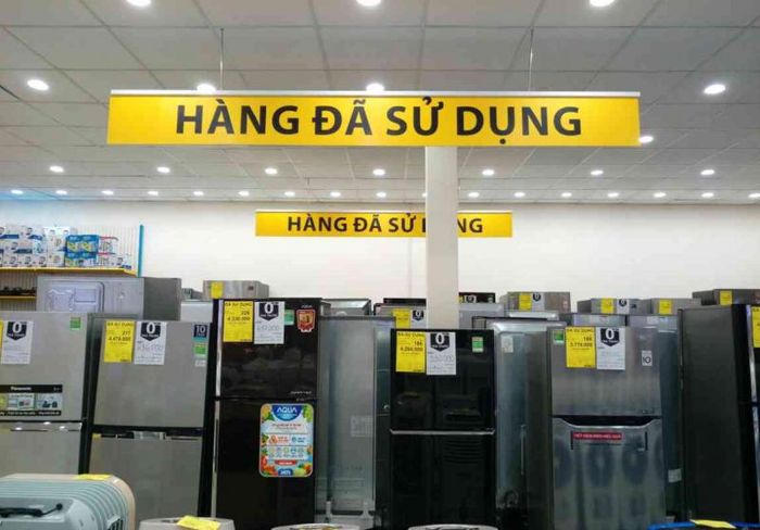 Tủ lạnh cũ chính hãng